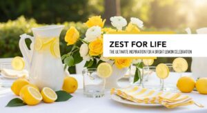 featured: zest for life: the ultimate inspiration for a bright lemon celebration