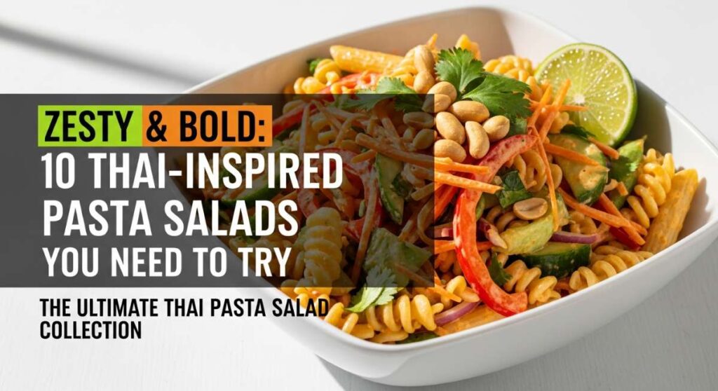 featured: zesty & bold: 10 thai inspired pasta salads you need to try