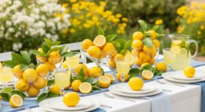 featured: zesty & bright: how to host the ultimate lemon summer soirée