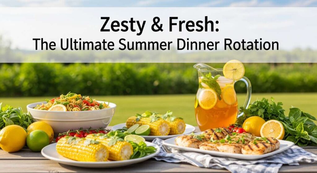 featured: zesty & fresh: the ultimate summer dinner rotation