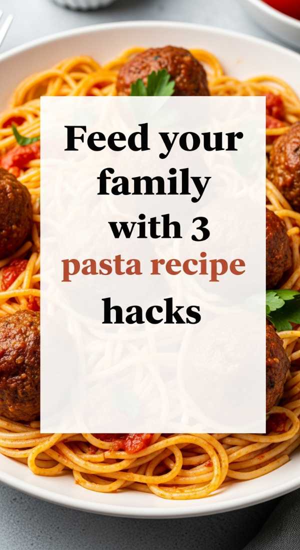 Feed Your Family With 3 Pasta Recipe Hacks 6a1098a931724
