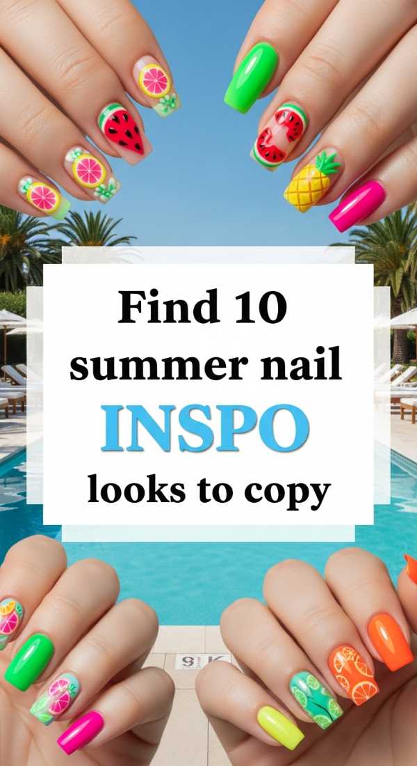 Find 10 Summer Nail Inspo Looks To Copy 6a033a1ad8fd9