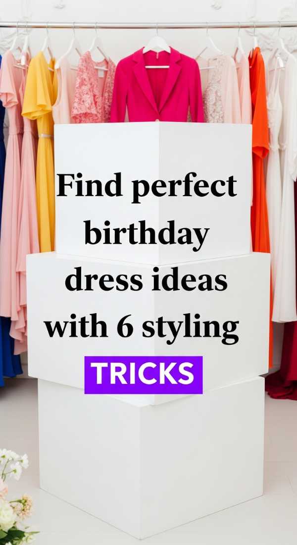 Find Perfect Birthday Dress Ideas With 6 Styling Tricks 6a031c1aa337d