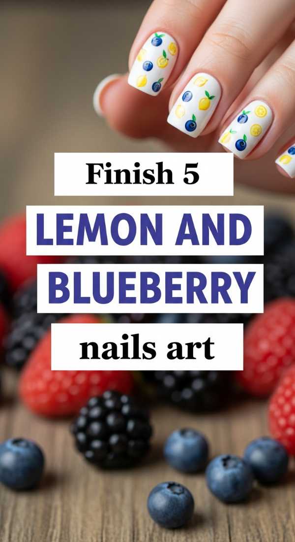 Finish 5 Lemon And Blueberry Nails Art 6a03312b40a5a