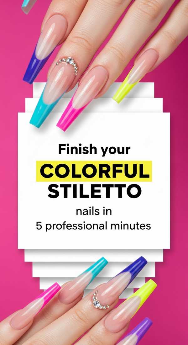 Finish Your Colorful Stiletto Nails In 5 Professional Minutes 6a0f0bb785193