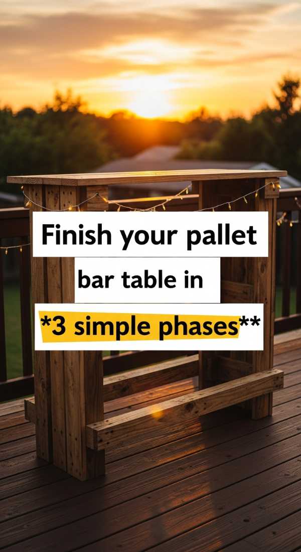 Finish Your Pallet Bar Table In 3 Simple Phases 6a0326ee7df77