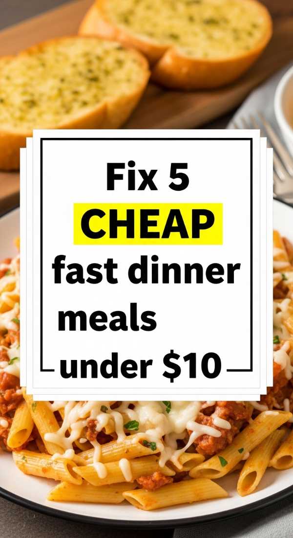 Fix 5 Cheap Fast Dinner Meals Under 10 69fc1909d2477