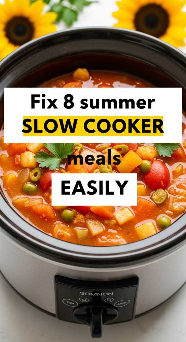 The Ultimate Sun-Kissed Cookbook: Refreshing Eats for Every Occasion Fix 8 Summer Slow Cooker Meals Easily 6a06bc63154a6
