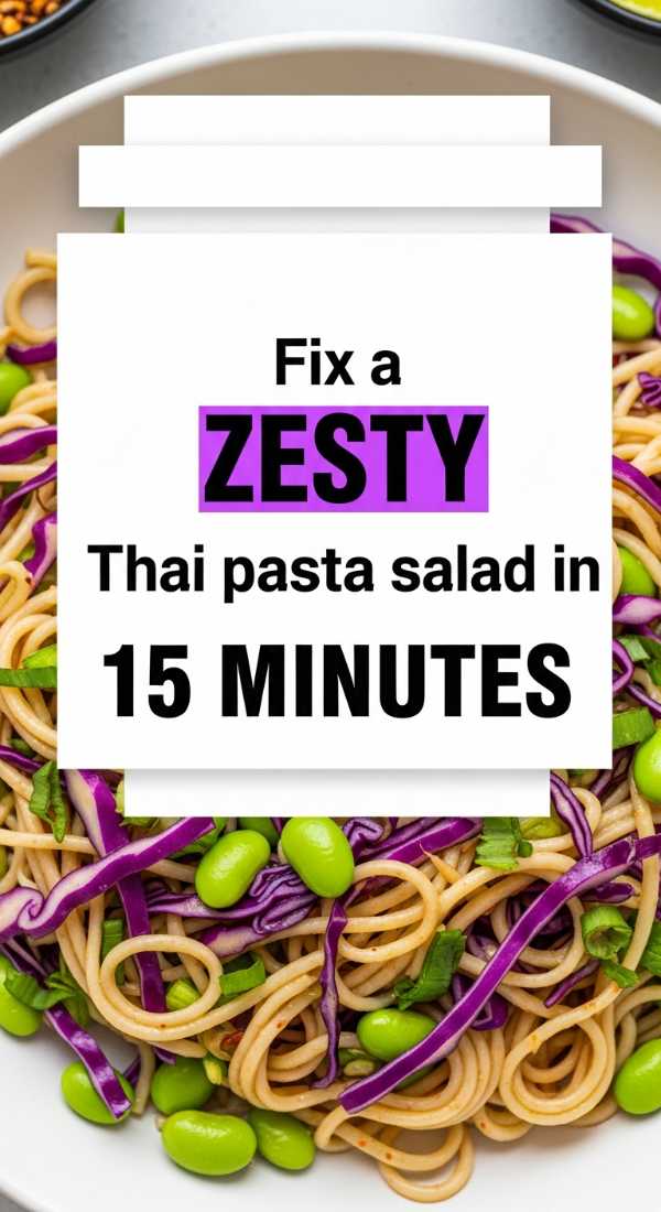 Pasta Perfection: The Only Recipes You’ll Ever Need Fix A Zesty Thai Pasta Salad In 15 Minutes 6a041681c0503