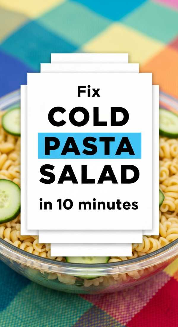 Fix Cold Pasta Salad In 10 Minutes 6a06ee6d00cbf