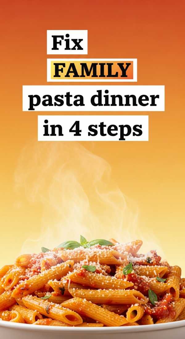 Carb Heaven: The Definitive Collection of Mouthwatering Pasta Fix Family Pasta Dinner In 4 Steps 6a1098bb71926