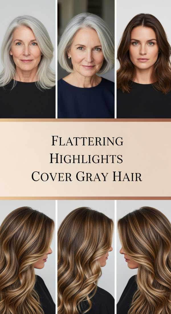 Flattering Highlights Cover Gray Hair 6a142cc311135