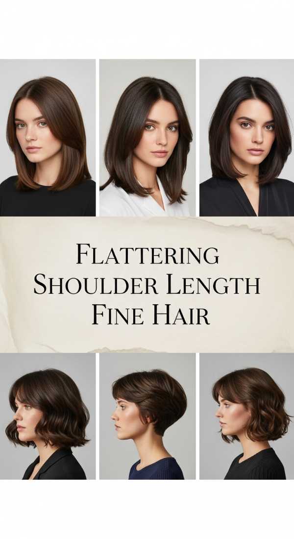 Flattering Shoulder Length Fine Hair 6a08cce614c2b