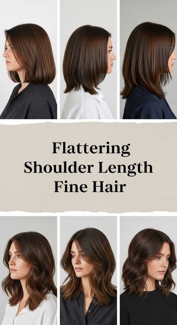 Flattering Shoulder Length Fine Hair 6a08d5f77506f