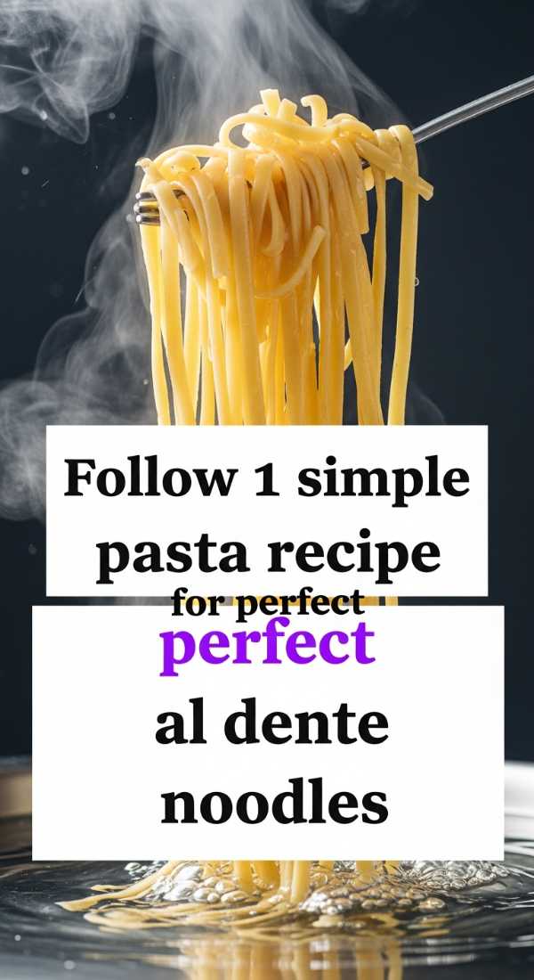 Follow 1 Simple Pasta Recipe For Perfect Al Dente Noodles 6a1097a30aeb9