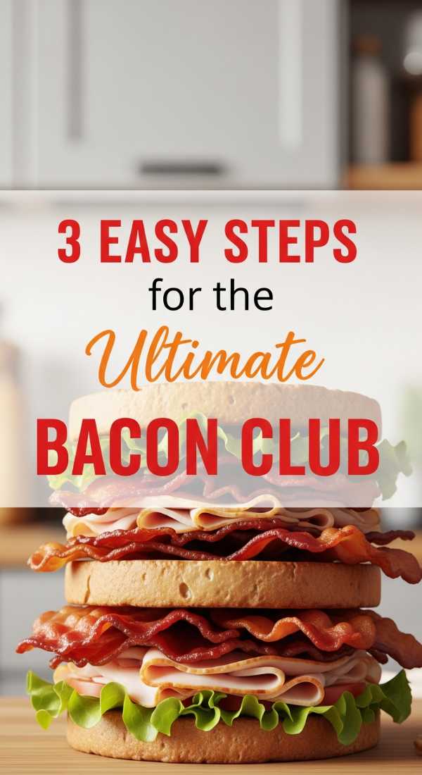Follow 3 Easy Steps For The Ultimate Bacon Club 6a045a9151357