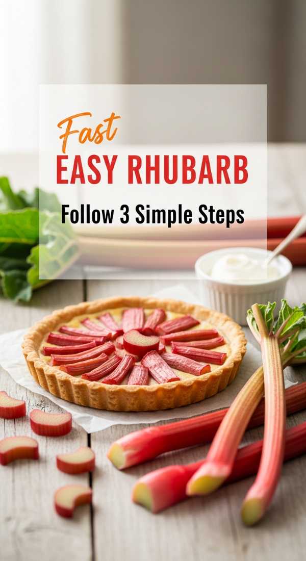 Follow 3 Simple Steps For Easy Rhubarb Recipes 69f71b17677f4