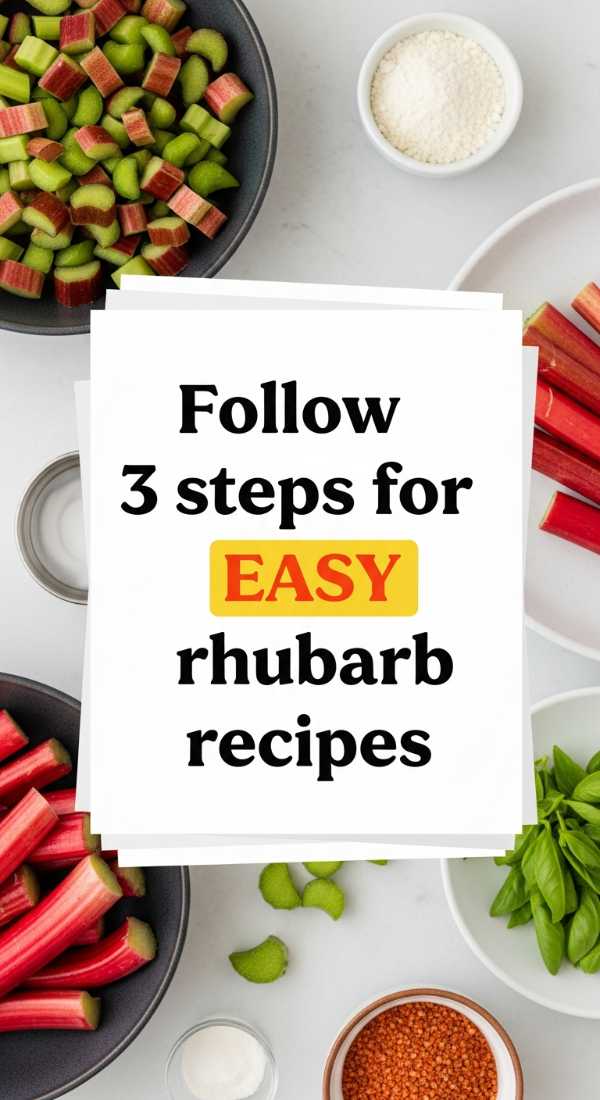 Sweet, Tart, and Totally Irresistible: The Ultimate Strawberry Rhubarb Collection Follow 3 Steps For Easy Rhubarb Recipes 69fd8c9ac0180
