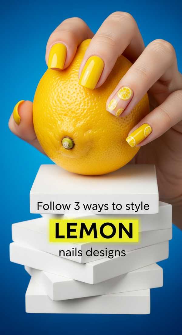 Beyond the Polish: The Boldest 2026 Nail Designs Redefining Manicures Follow 3 Ways To Style Lemon Nails Designs 69ff595873c57