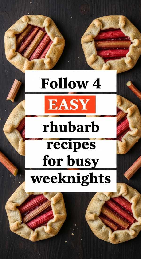 Follow 4 Easy Rhubarb Recipes For Busy Weeknights 69fd8aafac0b6