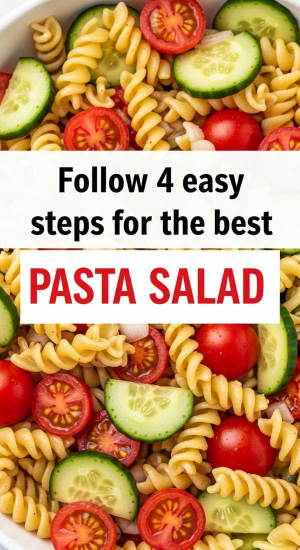 Follow 4 Easy Steps For The Best Pasta Salad 6a06c5541cdb7