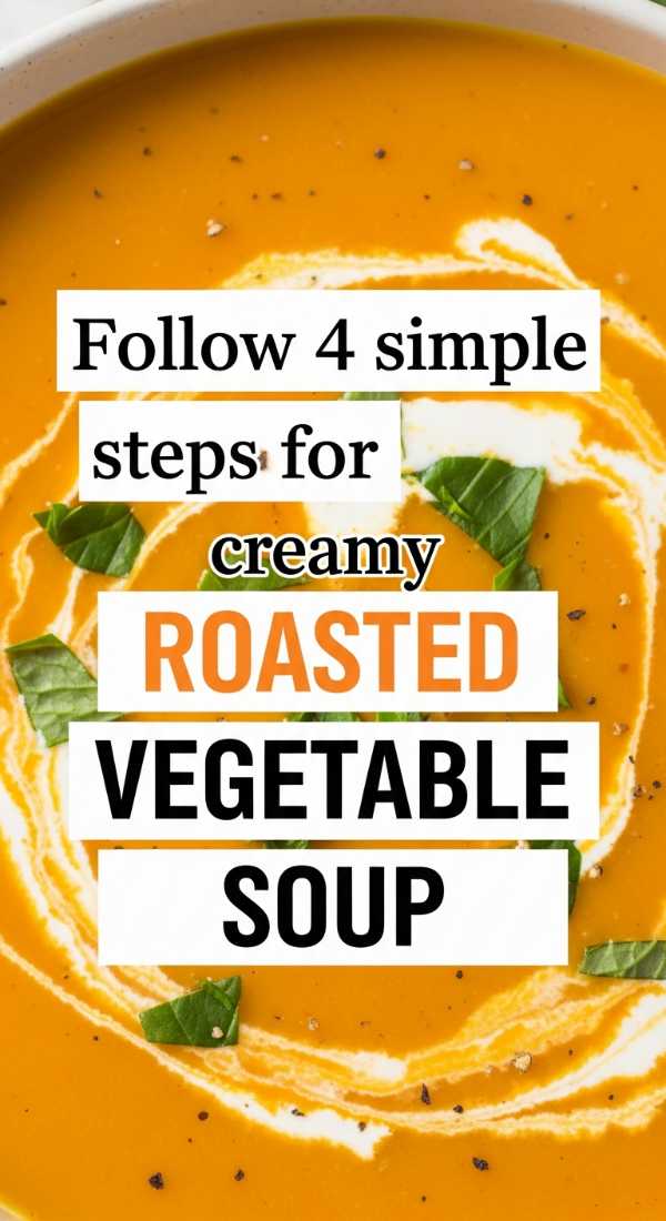 From Basic to Brilliant: The Secret to Perfect Gourmet Roasted Veggies Follow 4 Simple Steps For Creamy Roasted Vegetable Soup 6a14327210db2