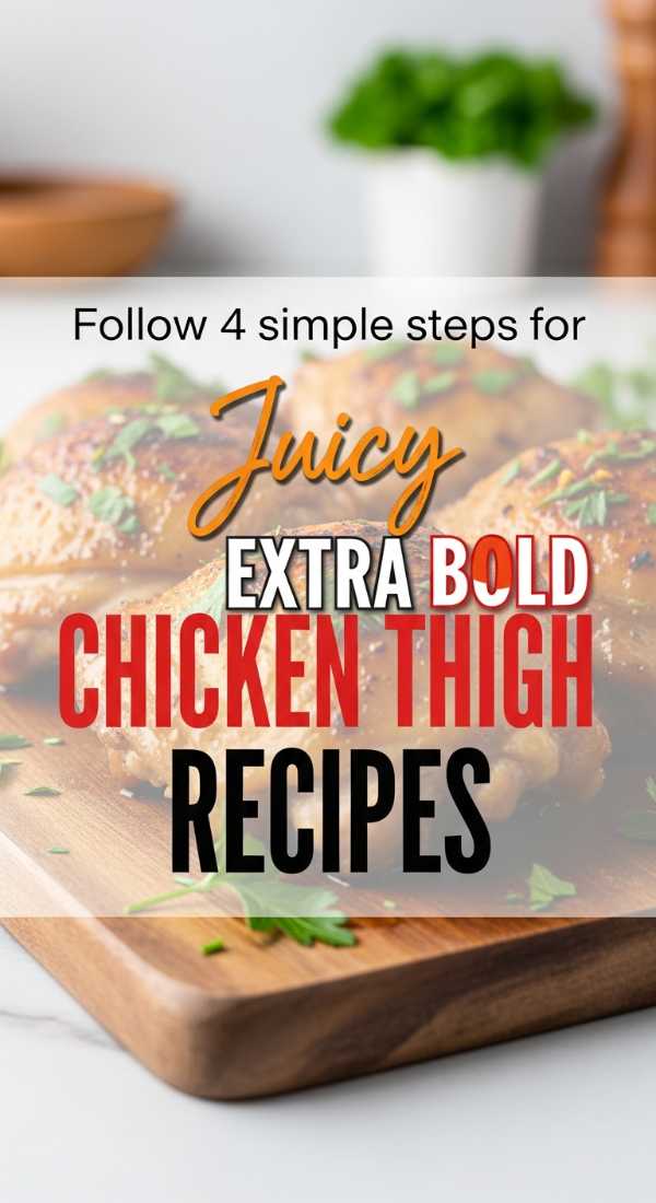 Beyond the Breast: The Ultimate Guide to Flavorful Dark Meat Chicken Follow 4 Simple Steps For Juicy Chicken Thigh Recipes 6a149649ea31e