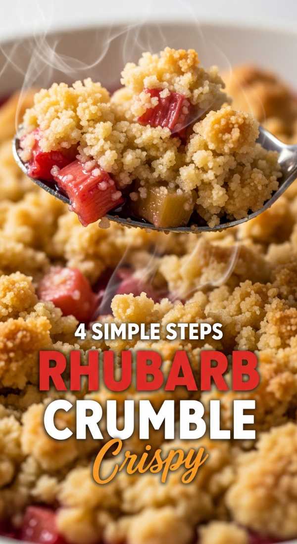 Follow 4 Simple Steps For Rhubarb Crumble 69f4514c245c5