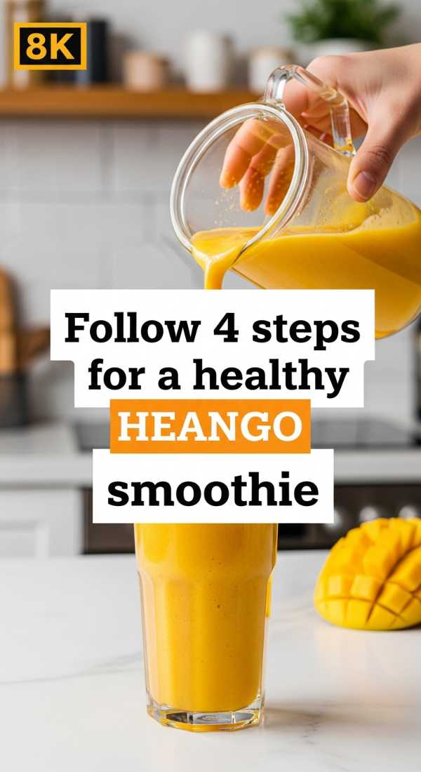 Follow 4 Steps For A Healthy Mango Smoothie 69f47a0cc0b29