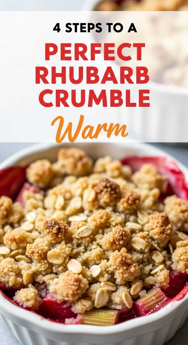 Beyond the Crumble: The Definitive Rhubarb Recipe Collection Follow 4 Steps For A Perfect Rhubarb Crumble 6a00250f662a9