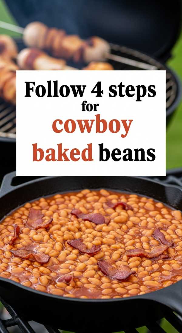 Beat the Heat: Your Essential Summer Cookbook for Stress-Free Dining Follow 4 Steps For Cowboy Baked Beans 6a070b7bb3644