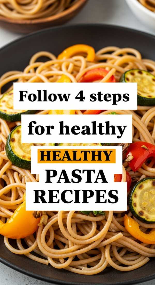 Follow 4 Steps For Healthy Pasta Recipes 6a14295b5176b