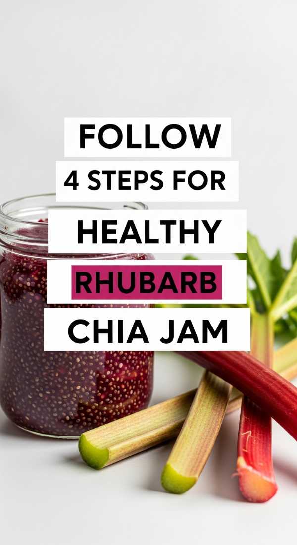 Follow 4 Steps For Healthy Rhubarb Chia Jam 69fd8cad14b7c
