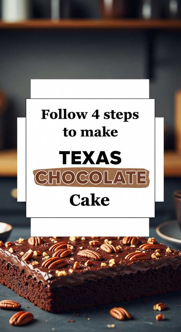 Follow 4 Steps To Make Texas Chocolate Cake 6a0706cedb8f3