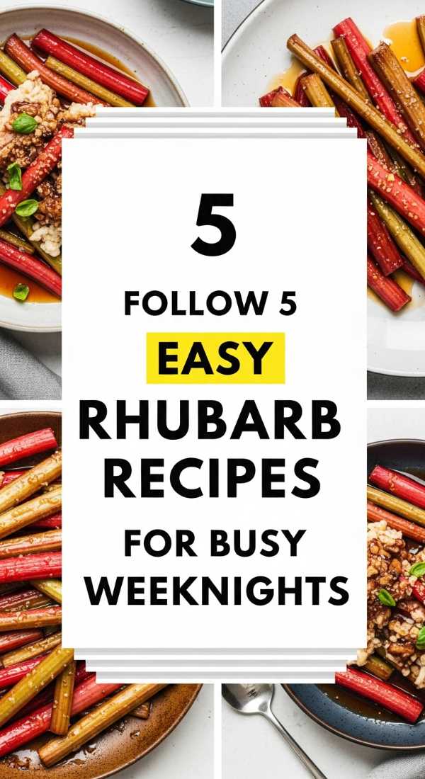 Follow 5 Easy Rhubarb Recipes For Busy Weeknights 6a001a86efb6a