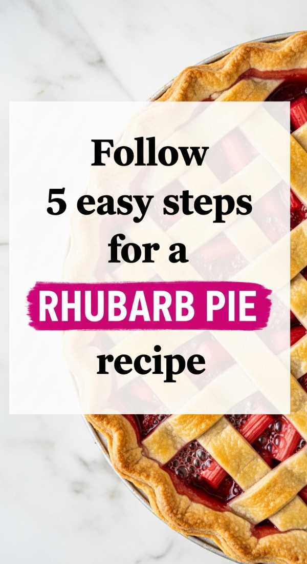 Follow 5 Easy Steps For A Rhubarb Pie Recipe 6a06ee70032ef