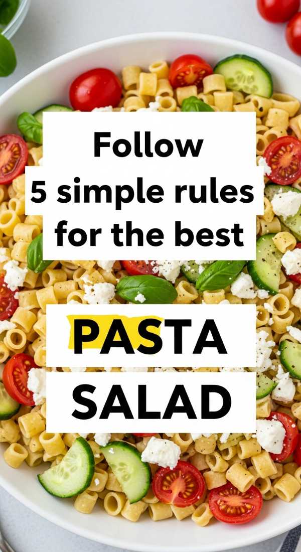 Follow 5 Simple Rules For The Best Summer Pasta Salad 6a06c3859cc2c
