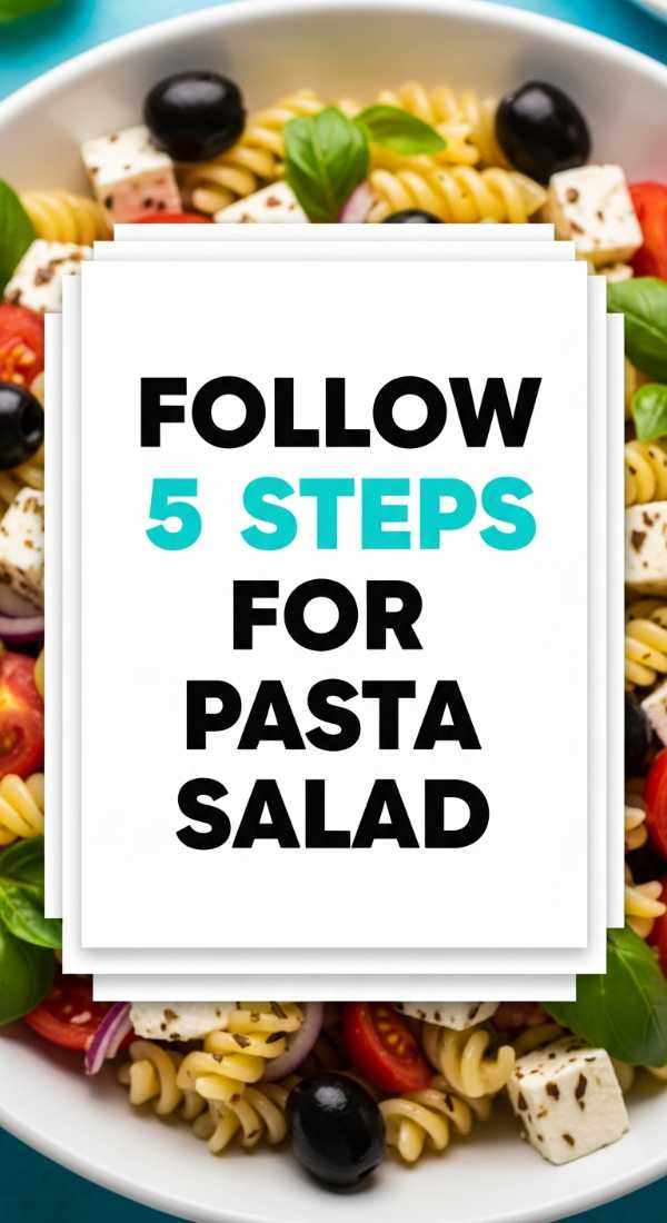 Follow 5 Steps For Pasta Salad 6a10962ea4a28