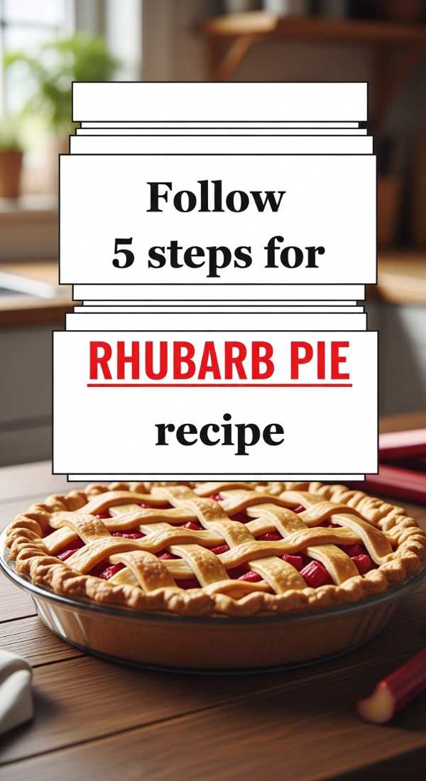 Follow 5 Steps For Rhubarb Pie Recipe 6a06cdabb3f94