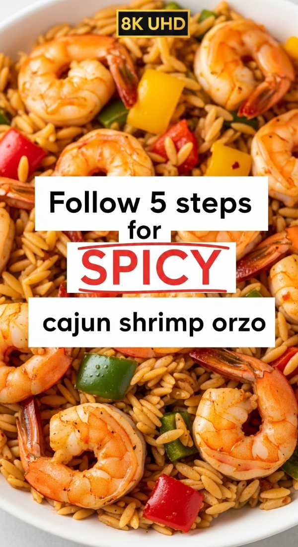 Follow 5 Steps For Spicy Cajun Shrimp Orzo 6a0170ada74ea