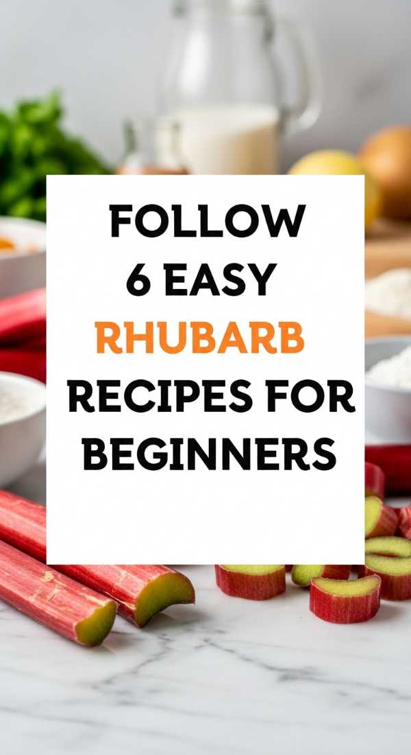 Follow 6 Easy Rhubarb Recipes For Beginners 69f8490f28655