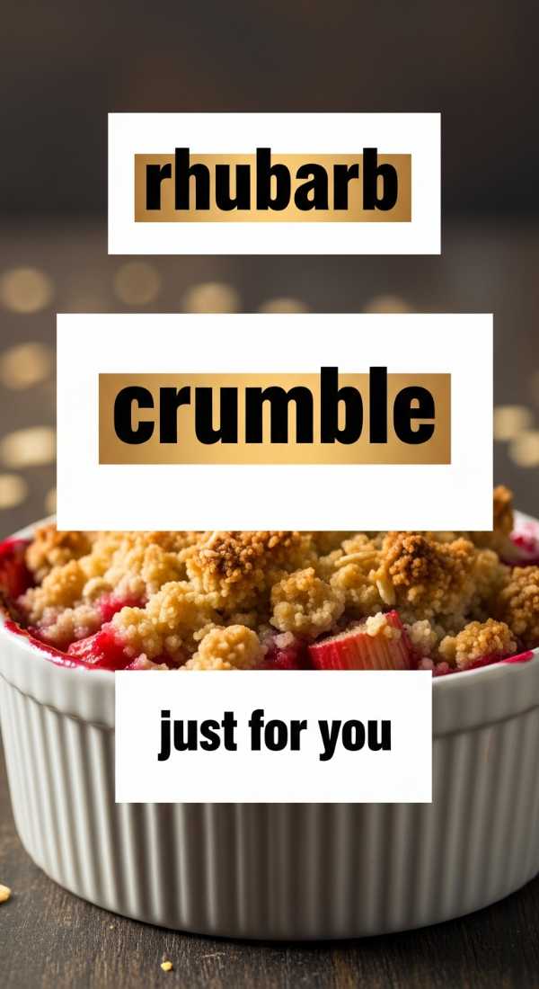 Follow 6 Steps For A Golden Rhubarb Crumble 69fd8a9d46986