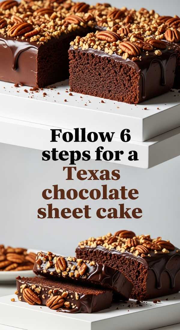 Beat the Heat: 50+ Refreshing Recipes for Your Next Cookout Follow 6 Steps For A Texas Chocolate Sheet Cake 6a06e6d7352cc
