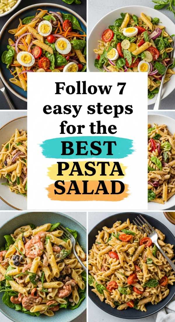Follow 7 Easy Steps For The Best Pasta Salad 6a070b653cb29