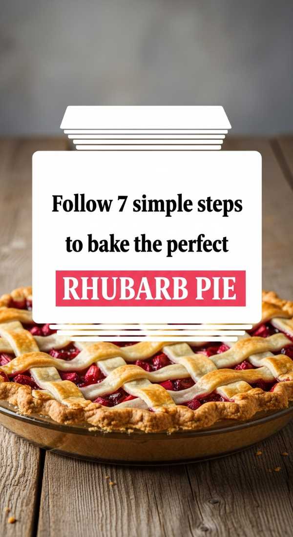 Follow 7 Simple Steps To Bake The Perfect Rhubarb Pie 6a070cecbebc9