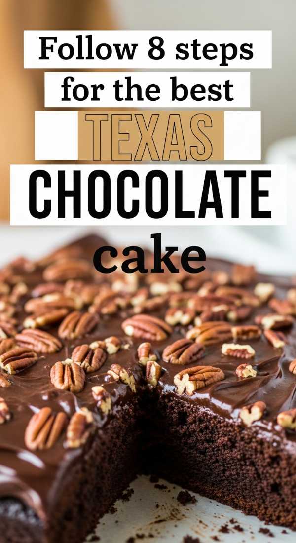 Follow 8 Steps For The Best Texas Chocolate Sheet Cake 6a06bdef779d8