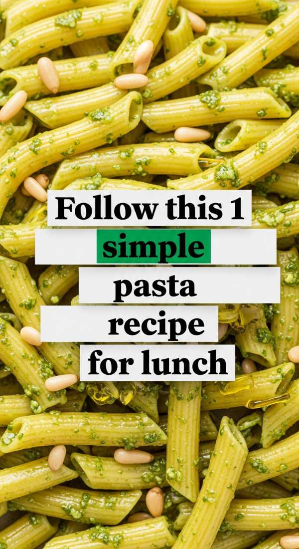 Follow This 1 Simple Pasta Recipe For Lunch 6a04167e76613
