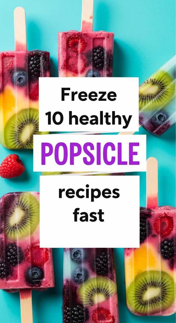 Fresh & Easy: 50+ Recipes for the Ultimate Summer Feast Freeze 10 Healthy Popsicle Recipes Fast 6a070b601043a