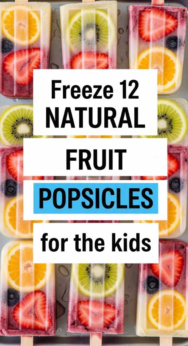 The Sun-Drenched Soirée: Essential Recipes for Perfect Summer Entertaining Freeze 12 Natural Fruit Popsicles For The Kids 6a0706e35f9fd