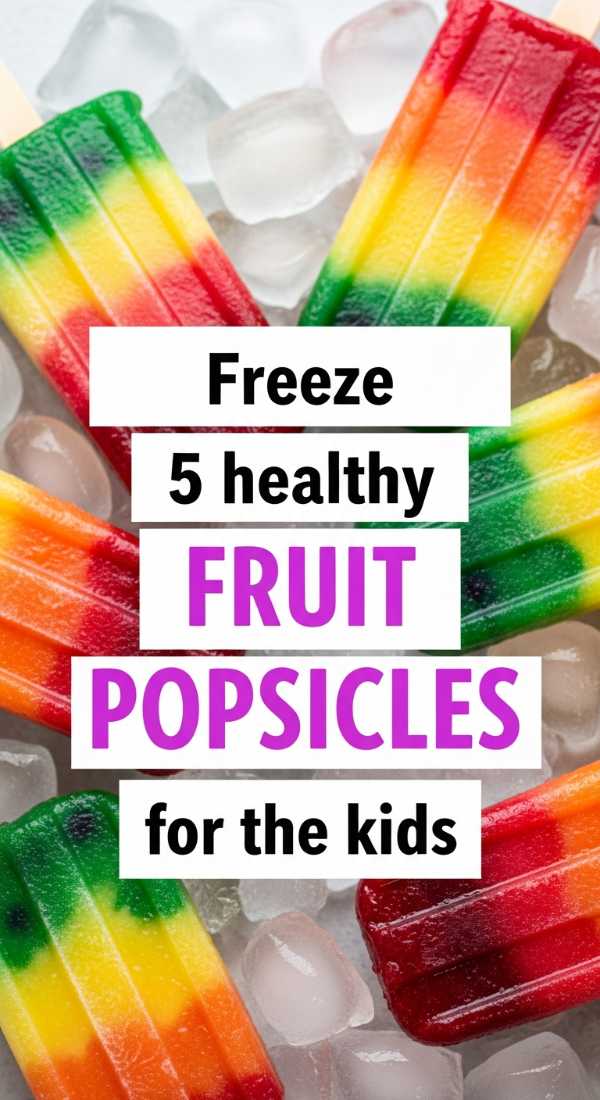 Summer on a Plate: Fresh Recipes and Ice-Cold Refreshments Freeze 5 Healthy Fruit Popsicles For The Kids 6a10a0a46ad1a